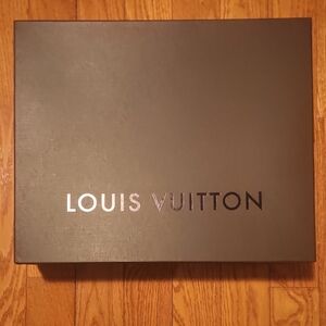 Louis Vuitton Brown Box with Metallic Logo